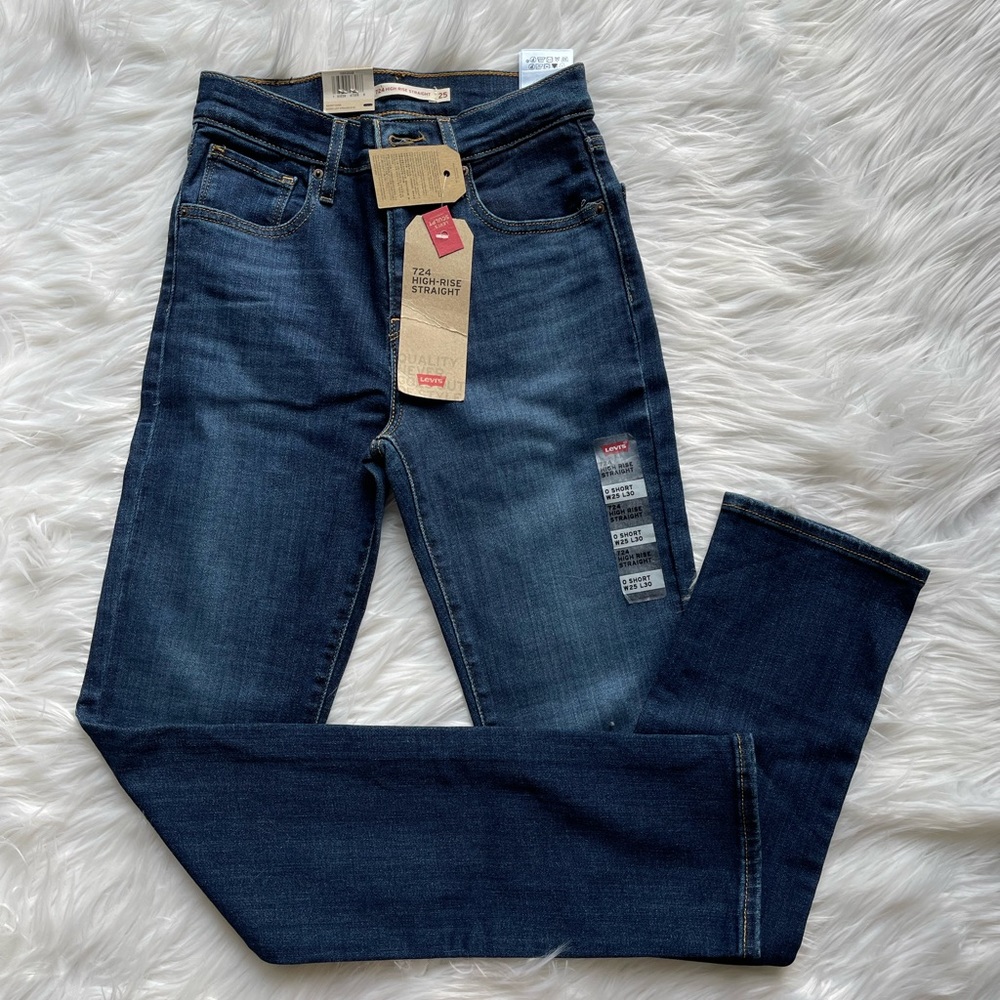 724 Dark High-Rise Straight leg Levi’s